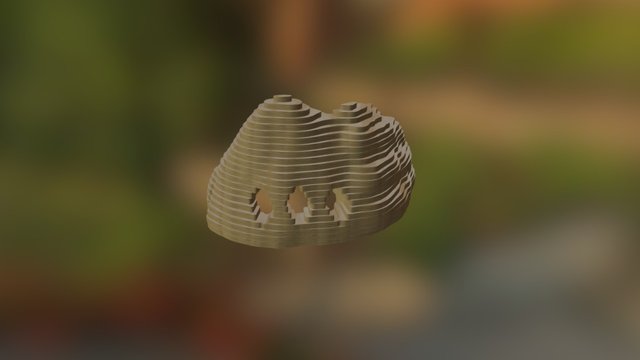 Abrigo Concha - Madeira 3D Model
