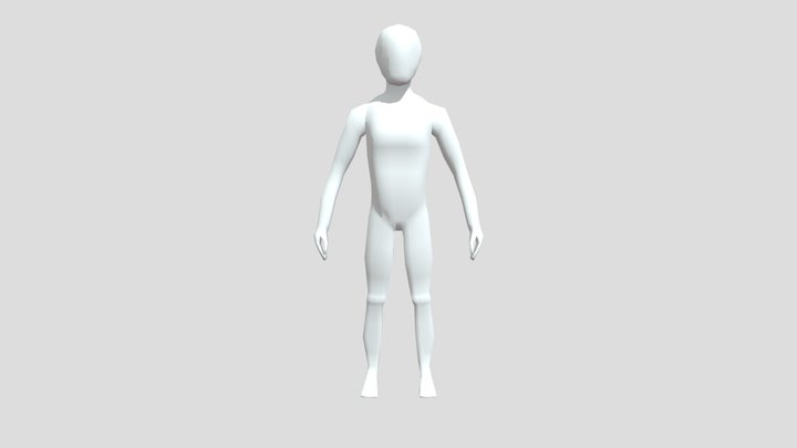 Character Mannequin 3D Model