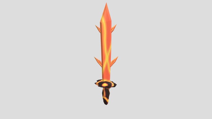 Sword_ Stone 3D Model