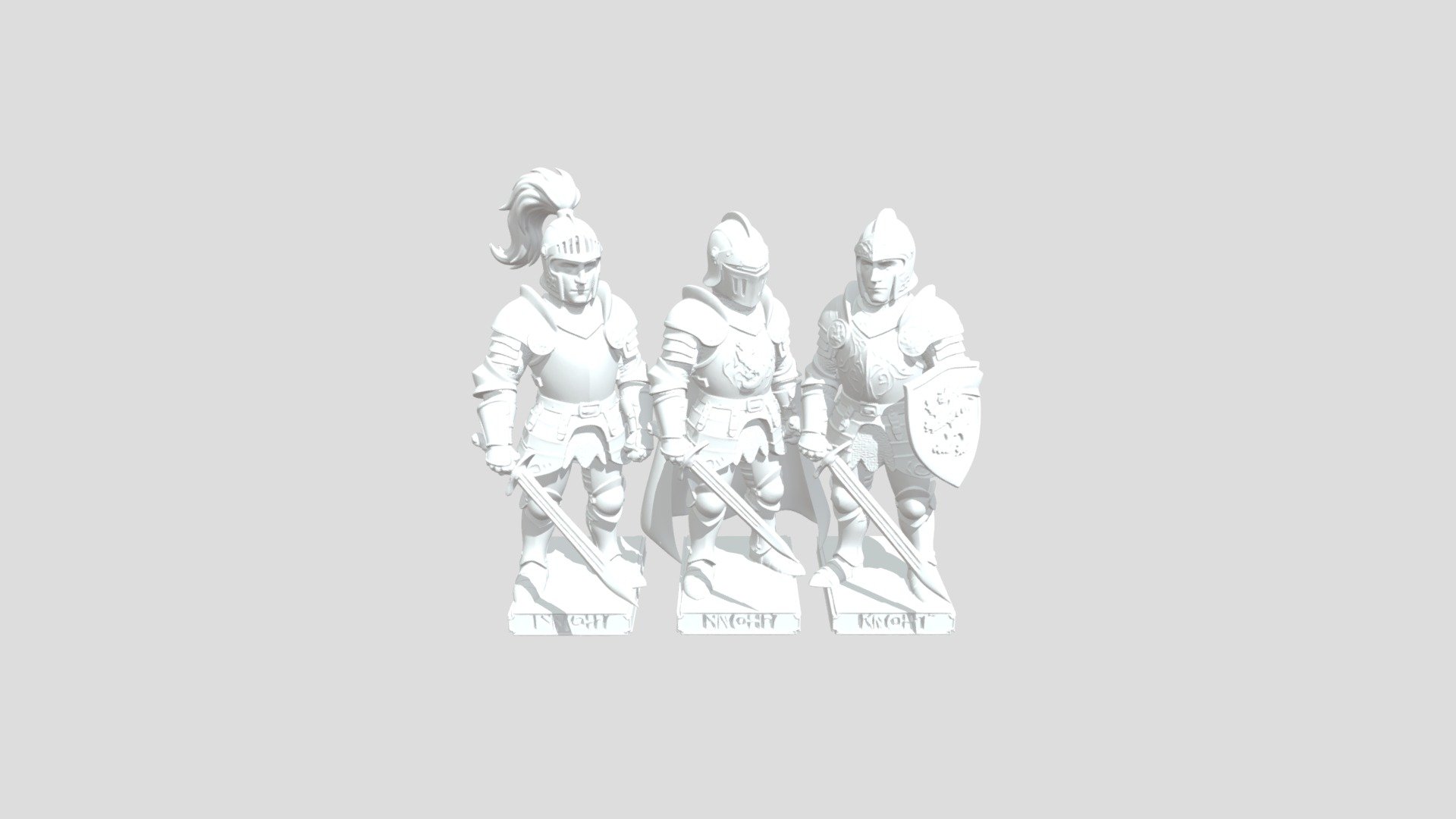 Knights - 3D model by Hacutoro [f2d15fd] - Sketchfab