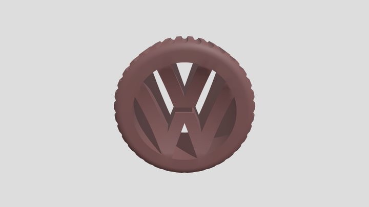 VW Coin 3D Model