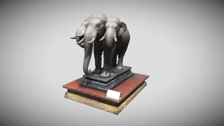 ช้างเอราวัณ 3D Model