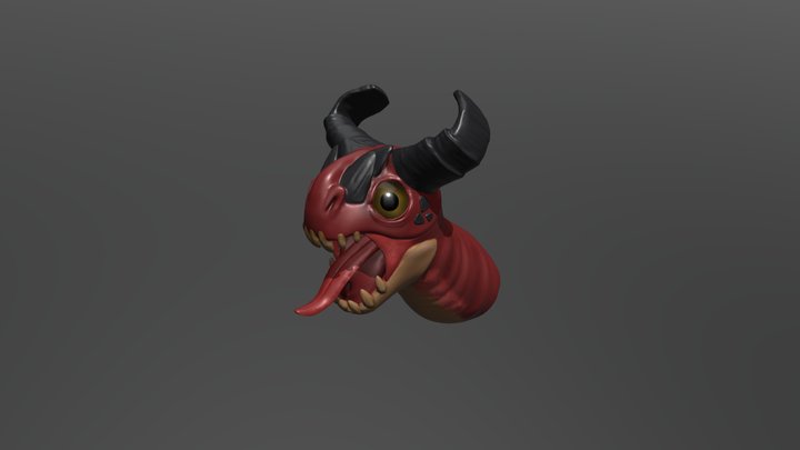 Dragon Head 3D Model