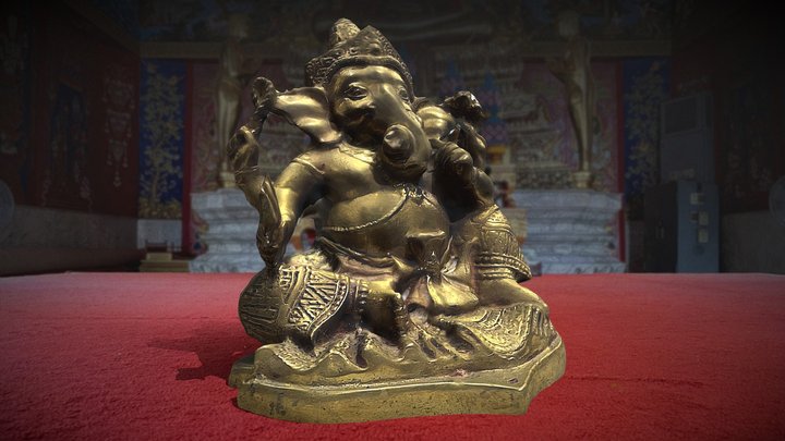 Character - Ganesha Statue II พระพิฆเนศ 3D Model