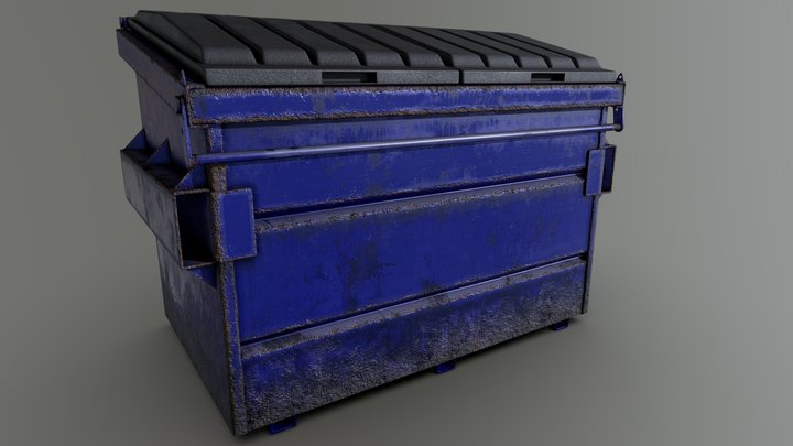 Garbage Bin 3D Model