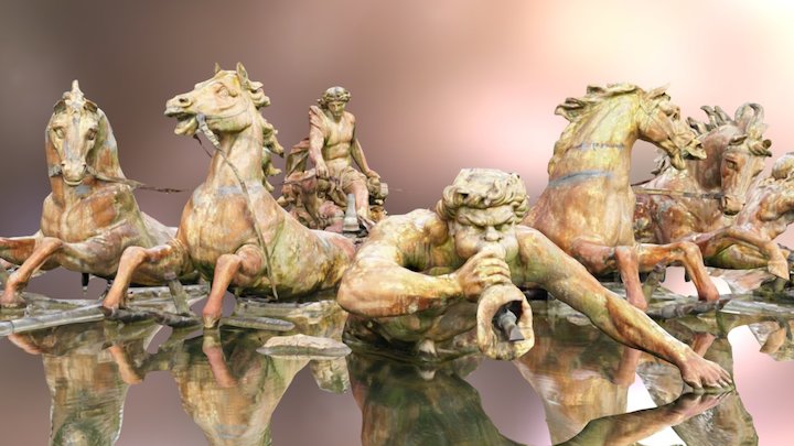Bassin d'Apollon, Versailles – Modèle 3D gratuit STL