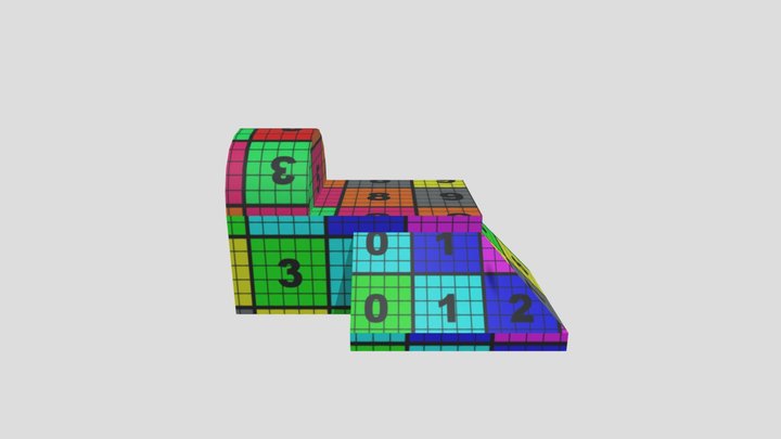 UV Building 3D Model