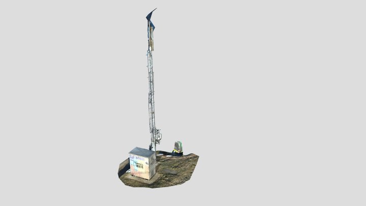 Tower Antenna 3D Model
