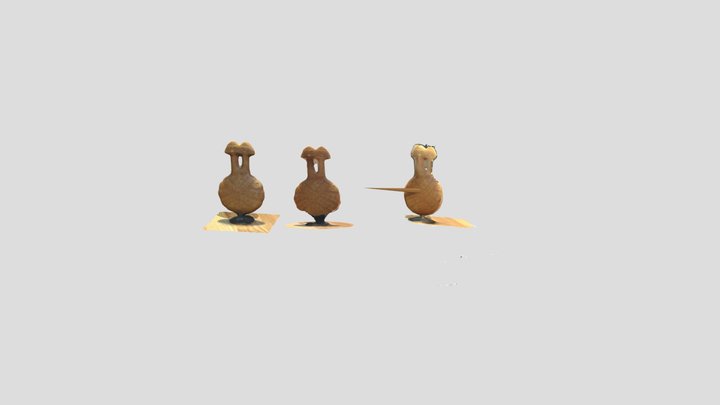 sculptures with textures 3D Model