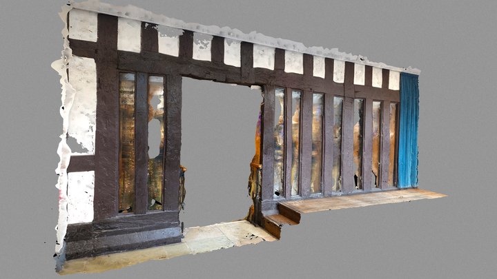 Ellenborough Park - Bar Area - Timber Panel 3D Model