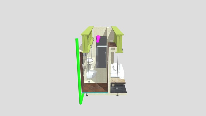 SM Bathroom Carpentry 3D Model