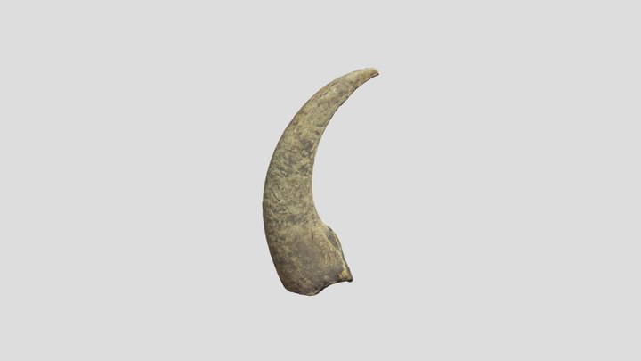 Hook for a fishing lure 3D Model