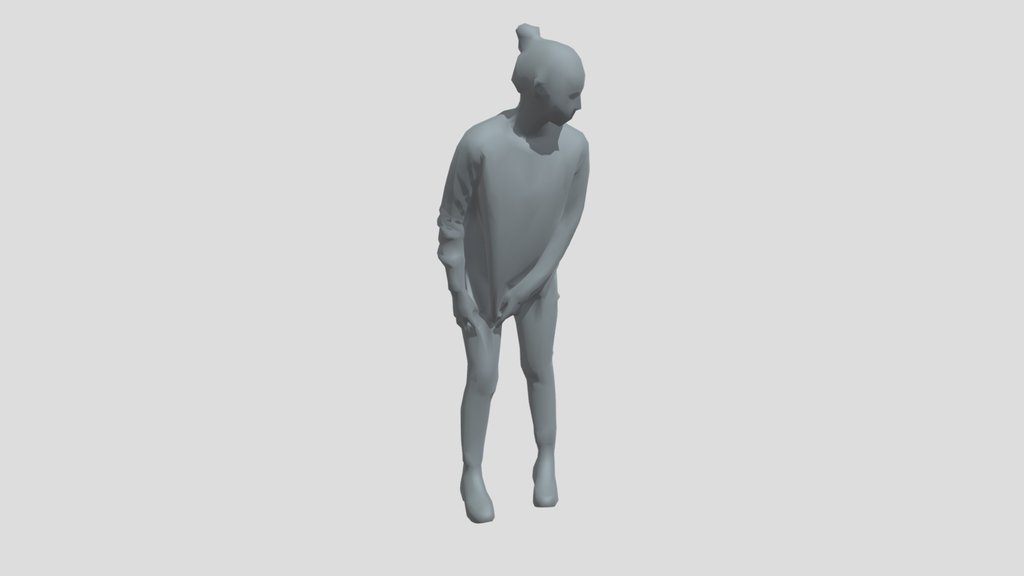 Lowpoly Female Standing