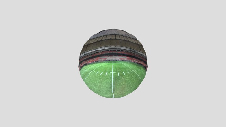 Stadium field skybox 3D Model