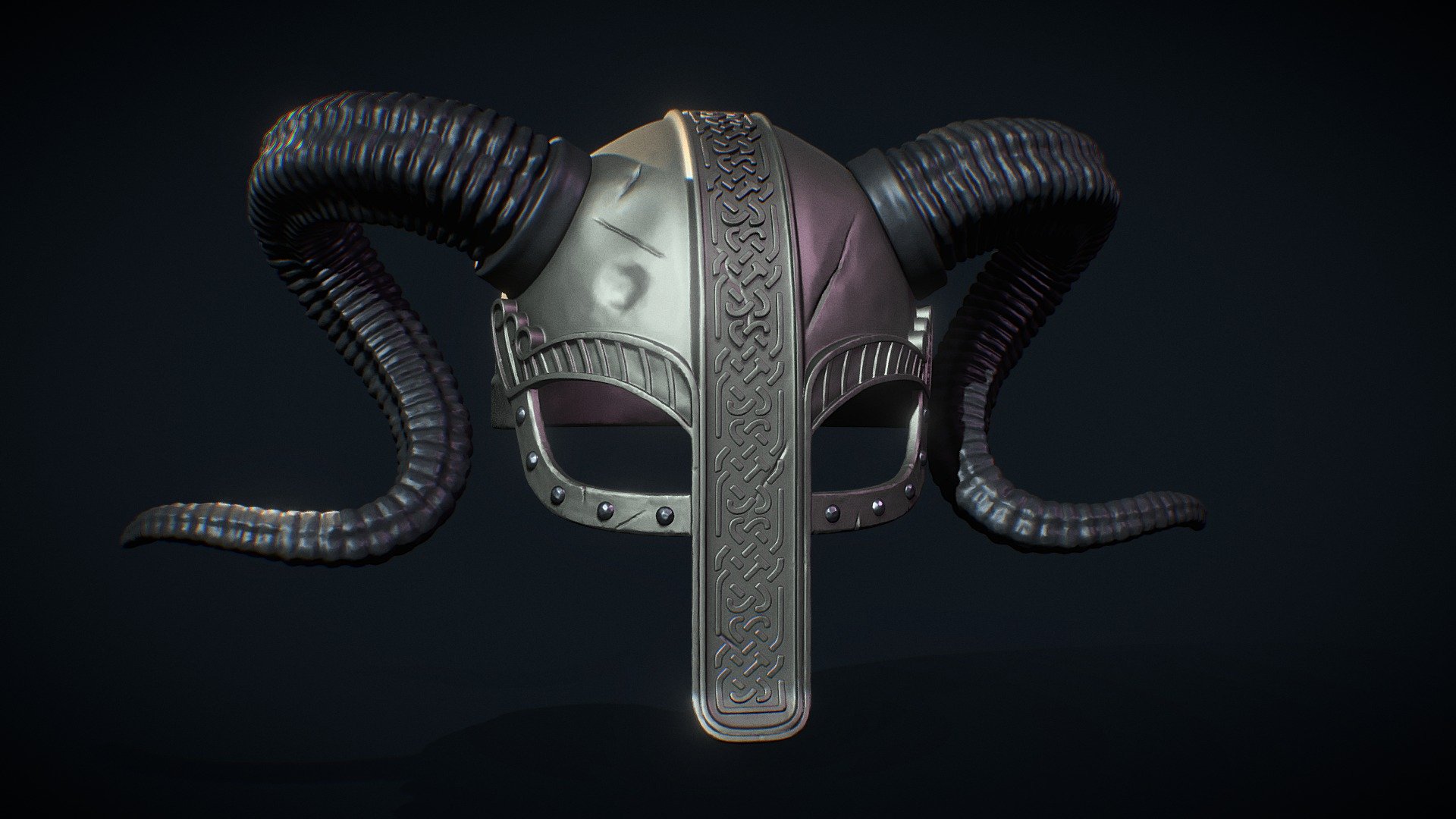 Viking Helmet Highpoly