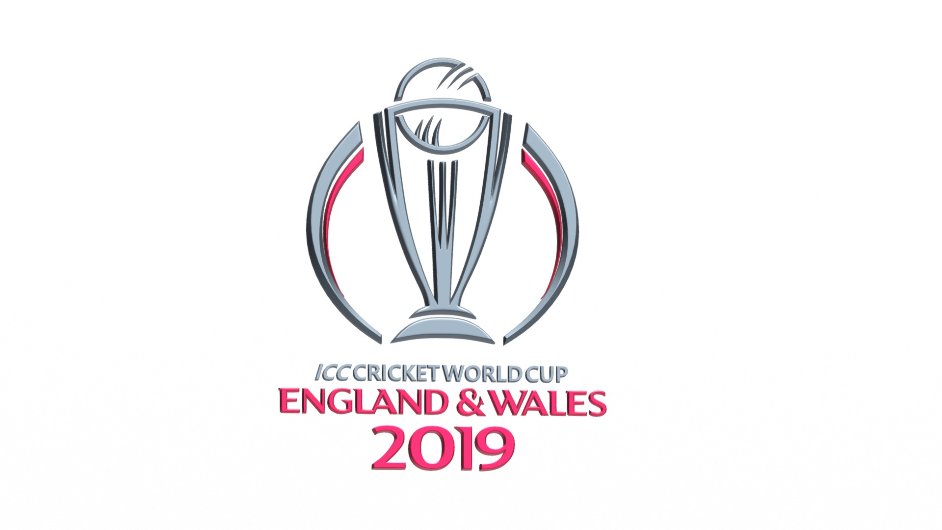 3D model ICC Cricket World Cup 2019 - This is a 3D model of the ICC Cricket World Cup 2019. The 3D model is about logo, company name.