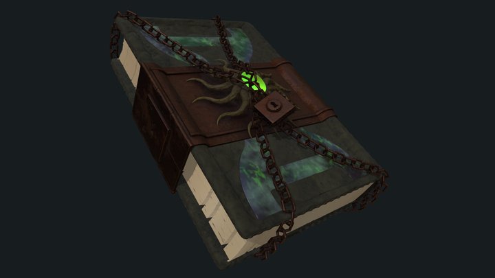 The Tentacled Tome 3D Model