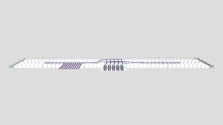 揭阳分拨自动化设备三维（方案一） 3D Model