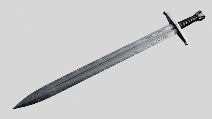 Excalibur - King Arthur Legend of the Sword 2017 3D Model