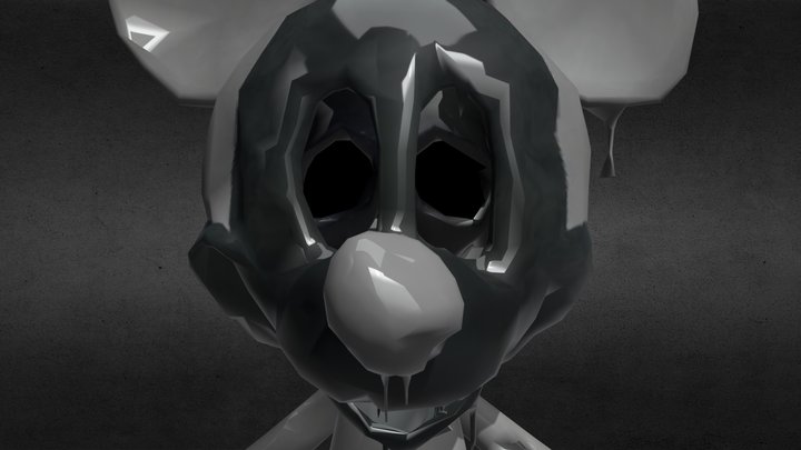 2018 photo Negative Mickey 3D Model