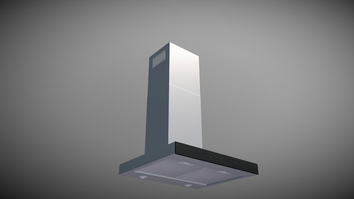 Kitchen Hood Model 3D fbx 3D Model