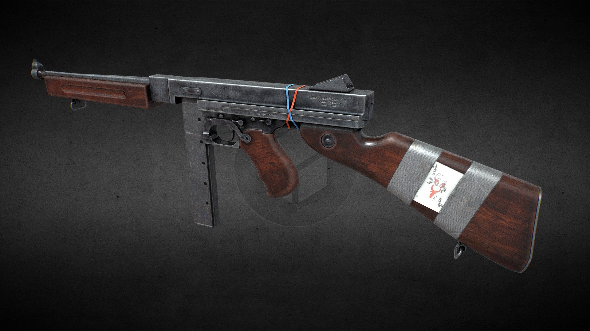 Thompson M1 - Download Free 3D model by Dak Attack (@dakotakimble ...