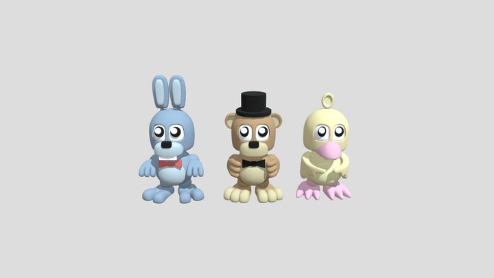 Fnaf 3 Bobbels 3D Model