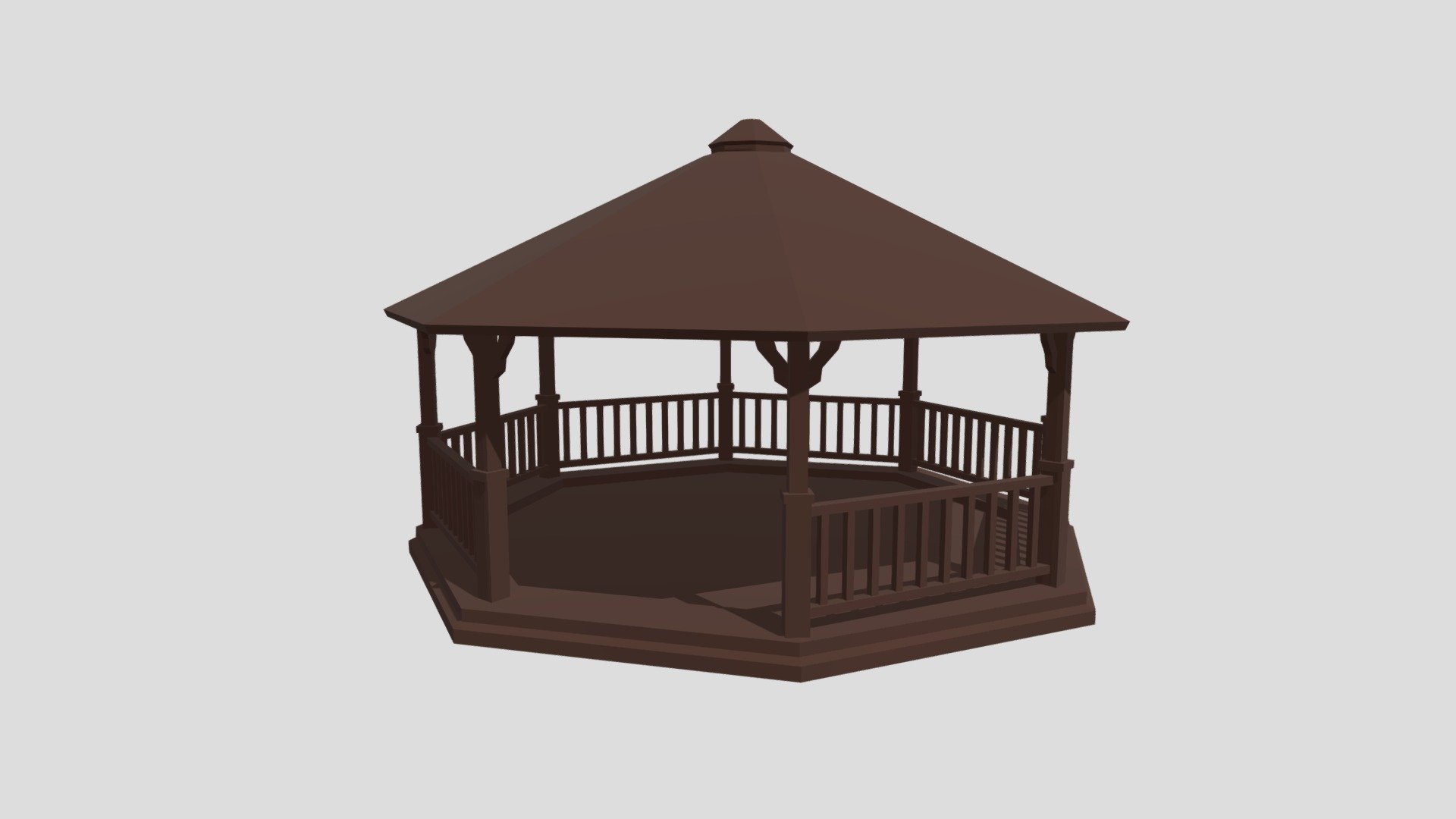 Gazebo - Download Free 3D model by anadaren [f2e0bd5] - Sketchfab