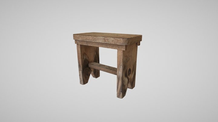 Banquito 3D Model