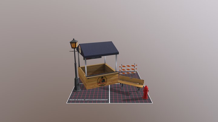 ASSIGNMENT: 5 Finished Props 3D Model