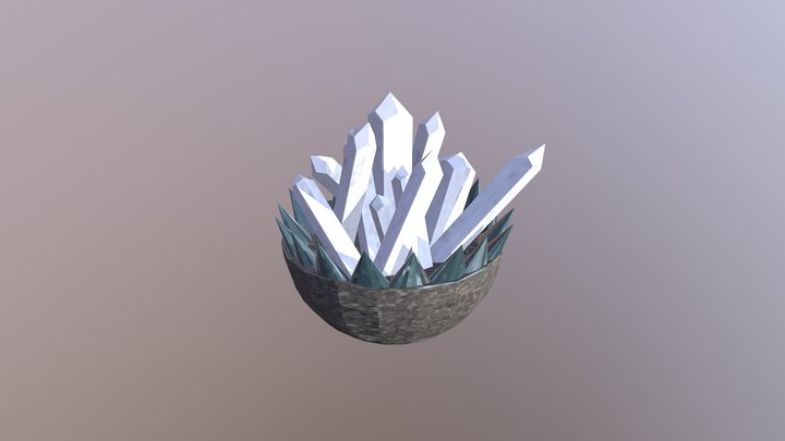 Scorpion Crystal 3D Model