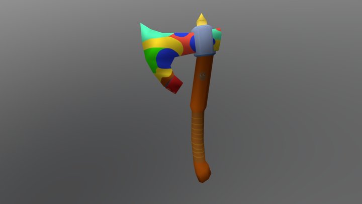 Texture painting exercise AX 3D Model