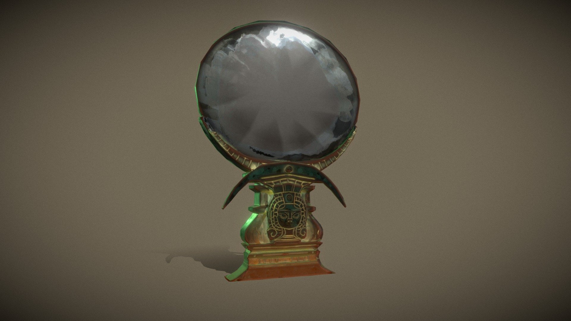 Hathor | Copper Mirror — Sketchfab embed 3D viewer