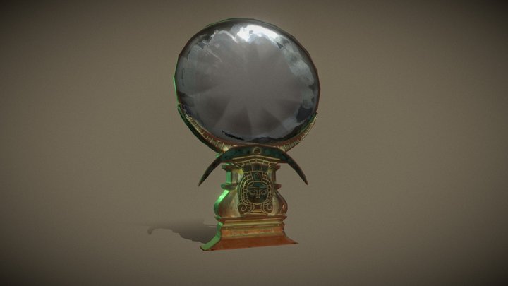 Hathor | Copper Mirror 3D Model