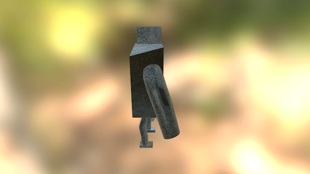 Robo Thing With Full Animation And Bones 3D Model