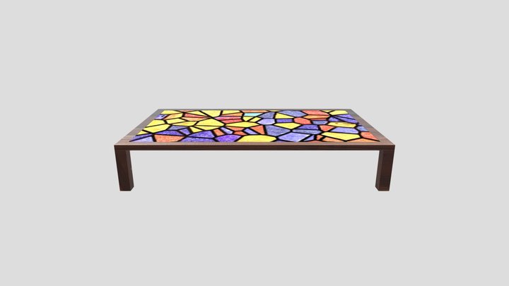 Crystal Table 3d 3D Model