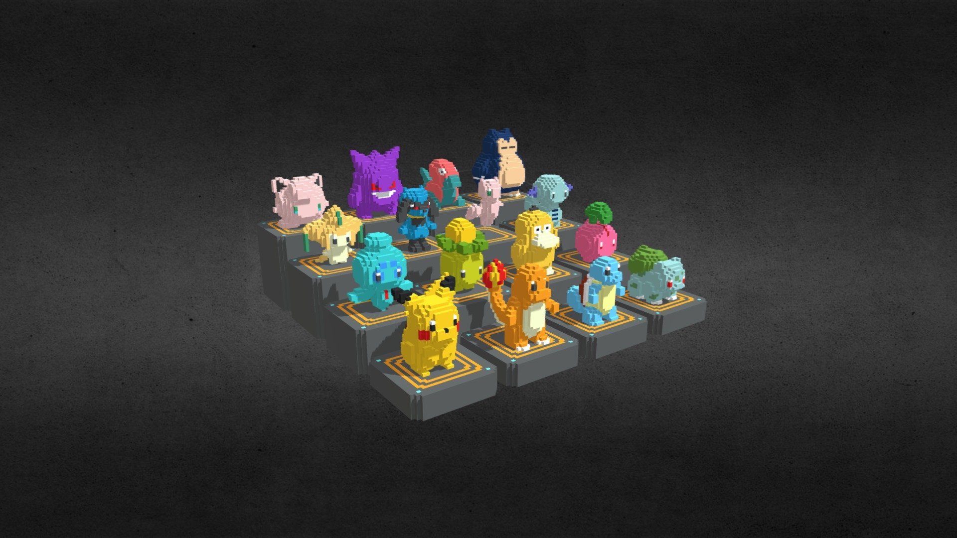 Pokemon【Nanoblock】 - Download Free 3D model by adiobrick [f2e5087 ...