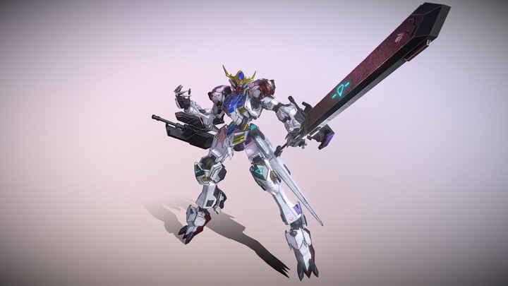 GUNDAM barbatosi luspul 3D Model