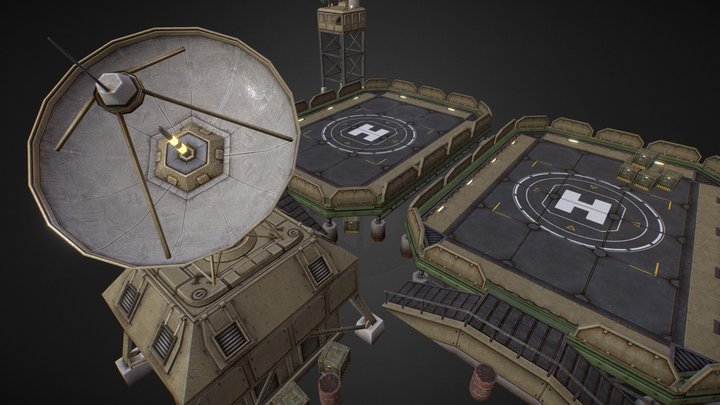 EoN Helipad 3D Model
