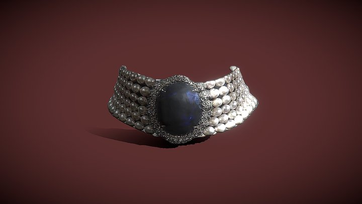 Camille Necklace 3D Model