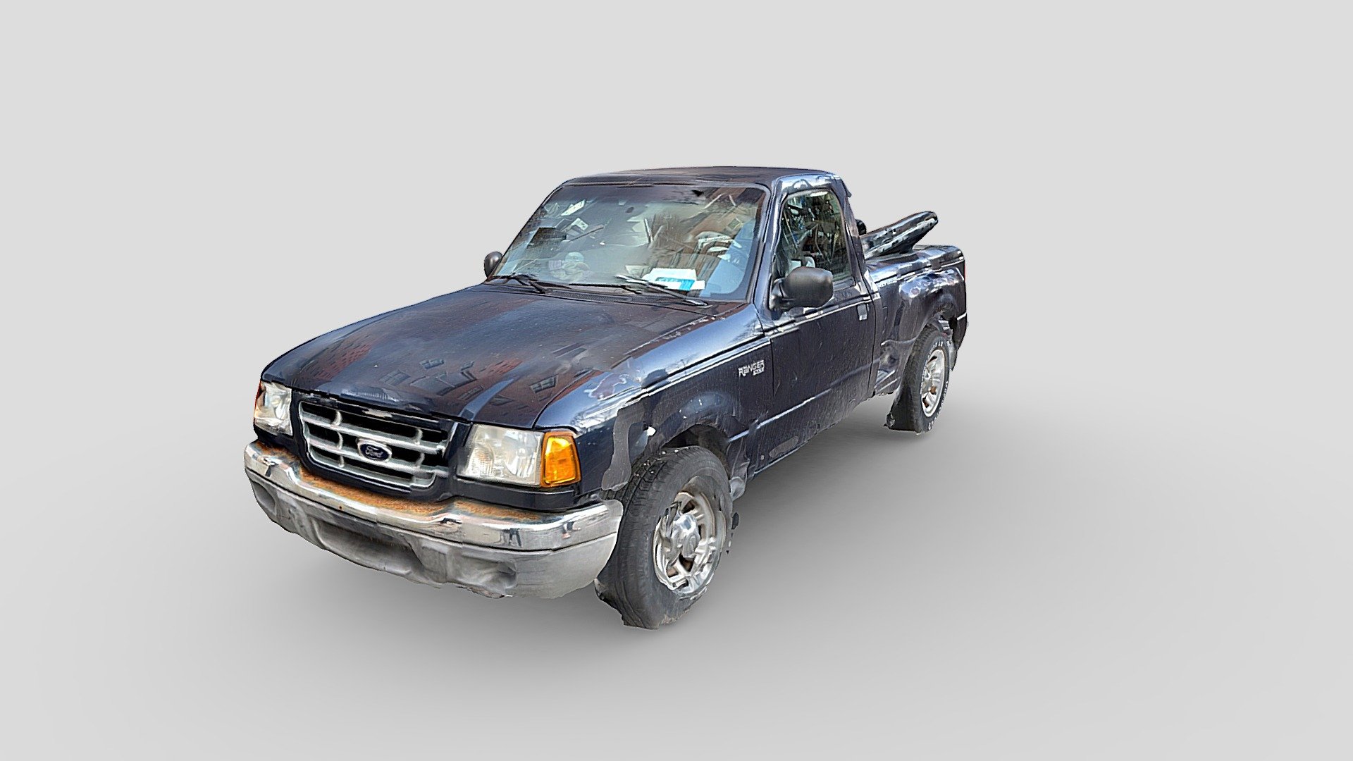 Day 79 Ford Ranger Xlt W Tvs Download Free 3d Model By Alexdelker Alexdelker F2e7a81