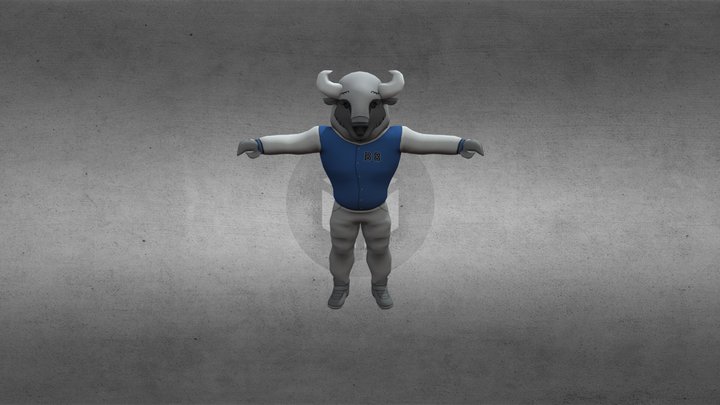 BisonMan 3D Model