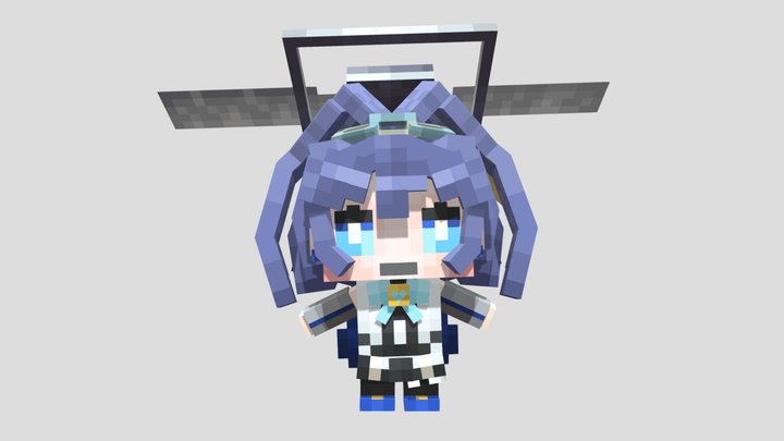 Ouro Kronii (Holomon Addon) 3D Model