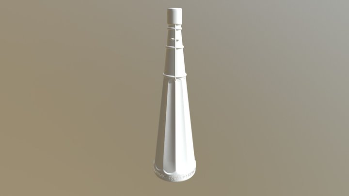 Bottle New Gorlo 1 3D Model