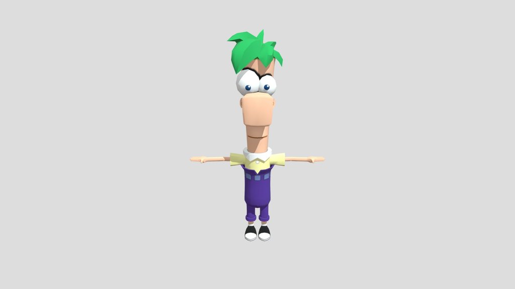 Ferb Rig Mixamo (Phineas and Ferb)