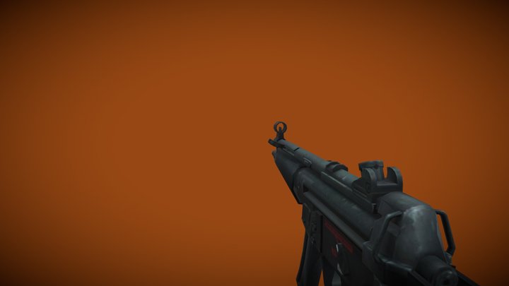 Mp5 CSS 3D Model