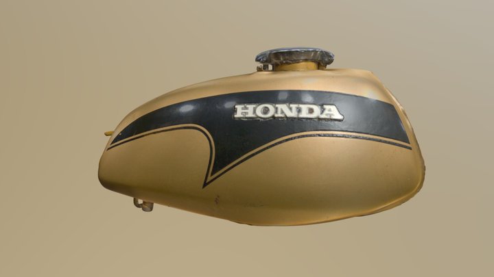 Motorcycle Fuel Tank - Artec Eva 3D Scan – Modèle 3D gratuit STL
