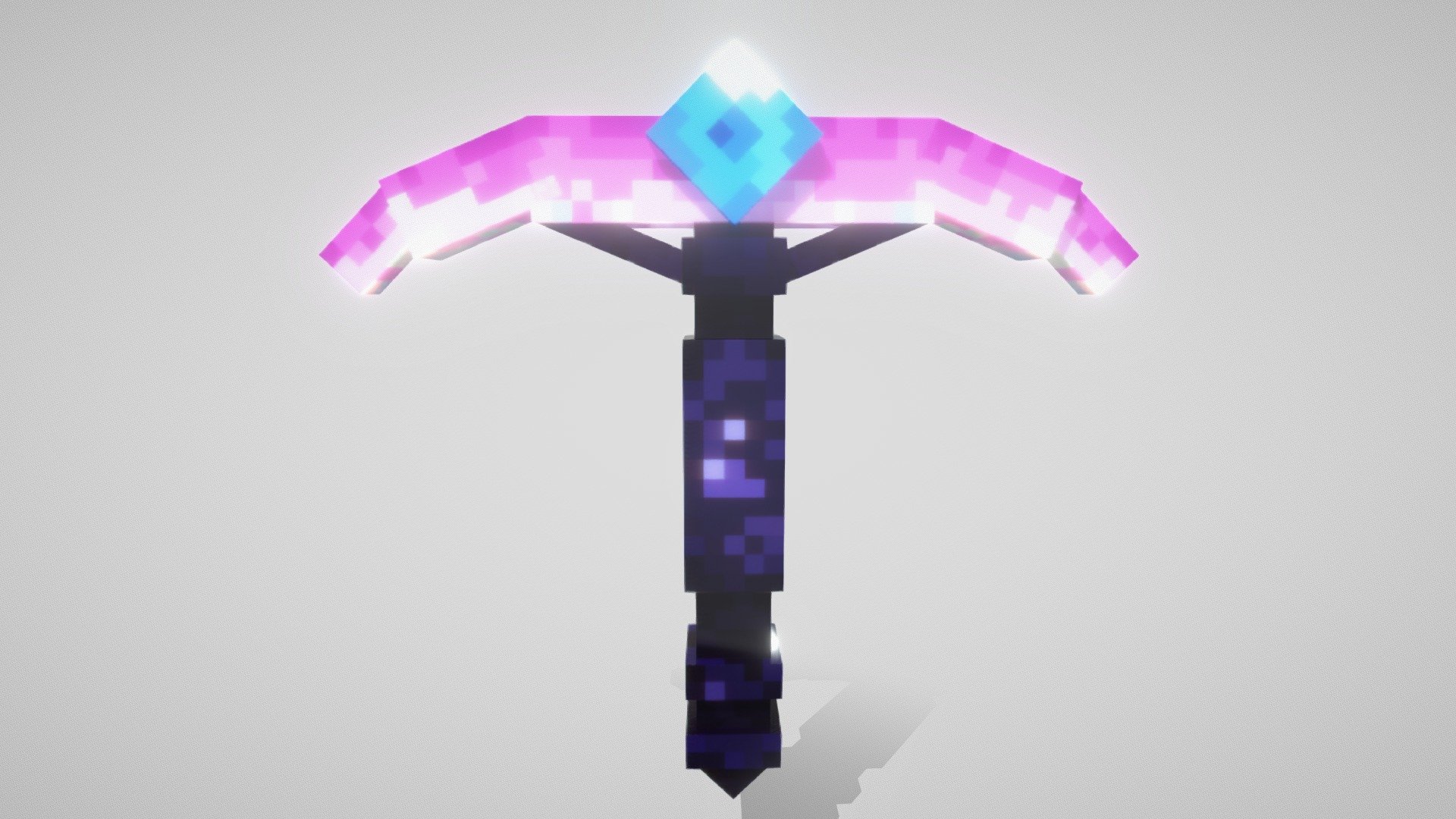 Ender Pickaxe - 3D model by sylenzee [f2ebe6e] - Sketchfab