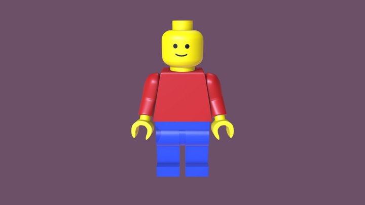 Legoman Test 3D Model
