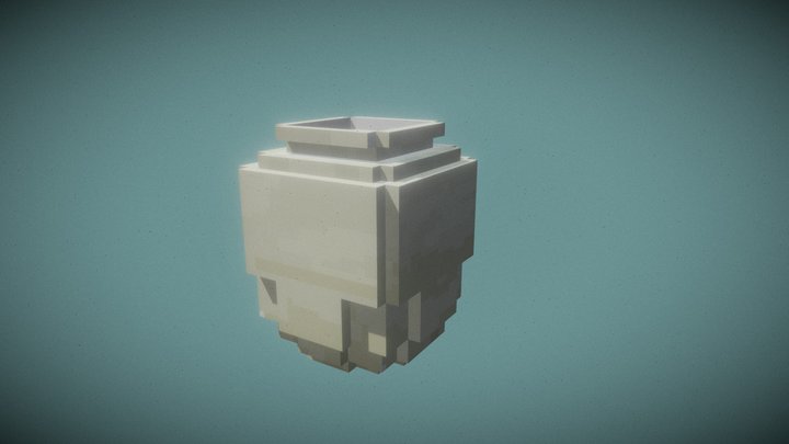 Lowpoly Urn 3D Model